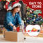 4.9 Ft Lighted Turkey Santa Claus Christmas Inflatable Decoration