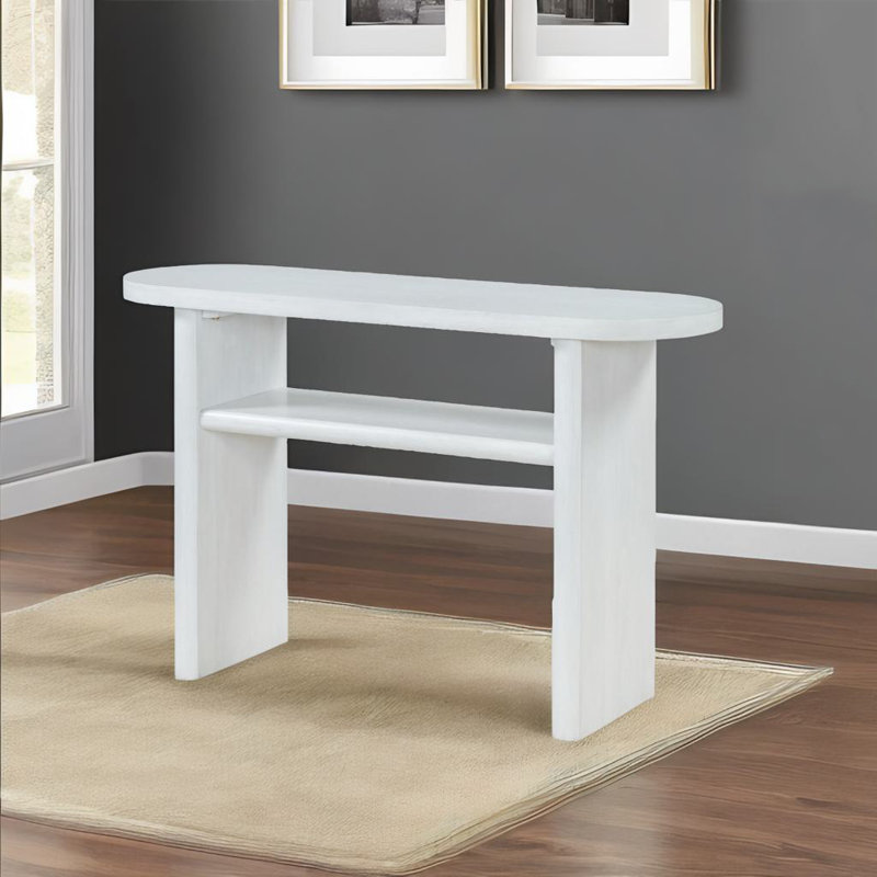 Console Minimalist, Blanc / Blanc