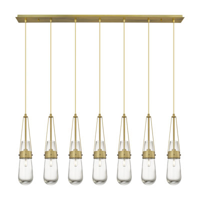 Luminaire suspendu grappe 7 lumières Tengan