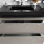 36 po Meuble-lavabo simple mural avec plateau-102693052