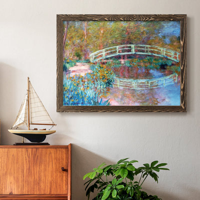 Le pont japonais (Le pont dans le jardin de Monet), 1900, reproduction d'art sur toile