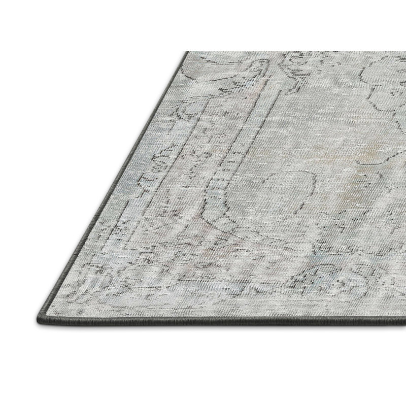 Wool Oriental Indoor Rug, Rectangle 7' x 9'