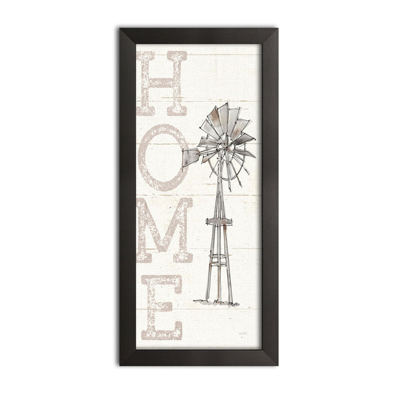 « farm souvenirs iii home crop », impression, Papier avec cadre noir, H 18 po x l 8 po x P 0,75 po