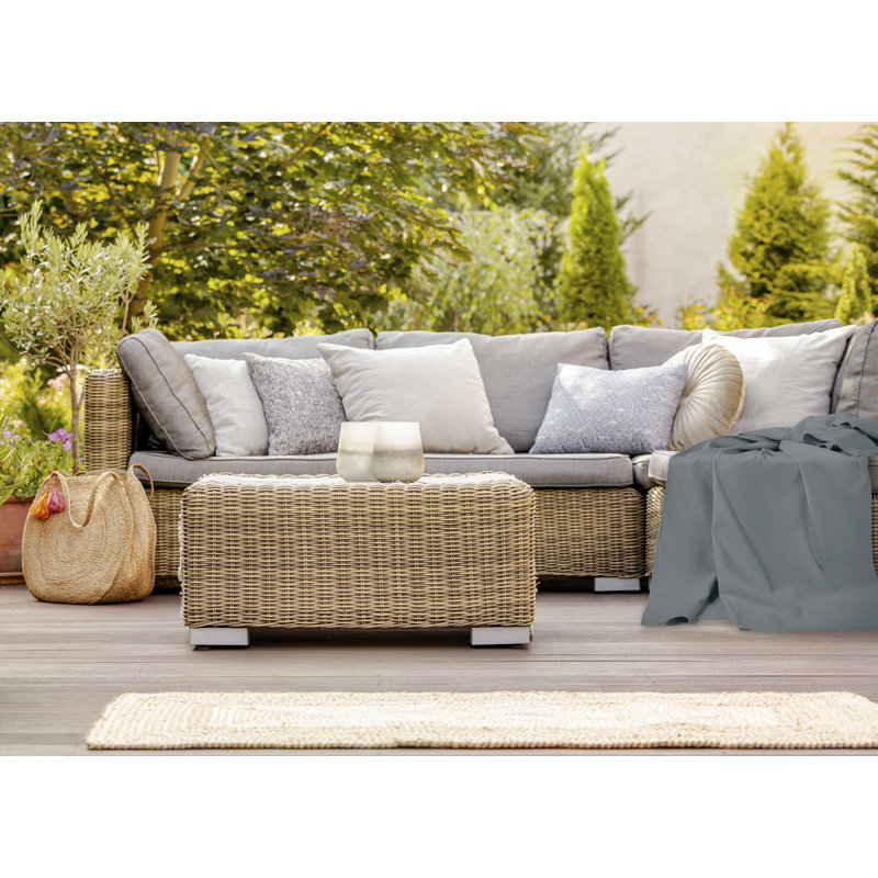 Latitude Run Gissel Bedding, W150 x L200cm, Dark Grey