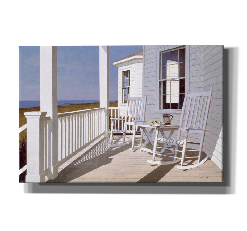 «Porch 1» par Zhen-Huan Lu, art mural sur toile, H 12 po x l 18 po x P 0,75 po