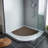 Corner Shower Mat Reversible Anti-slip Dual-colour Mat-2134106175