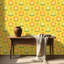 Papier peint adhésif pour fleurs Mid-Century-128972845