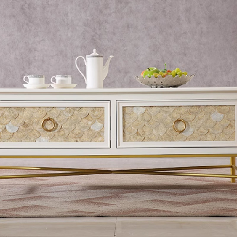 Creative design sense light luxury coffee table