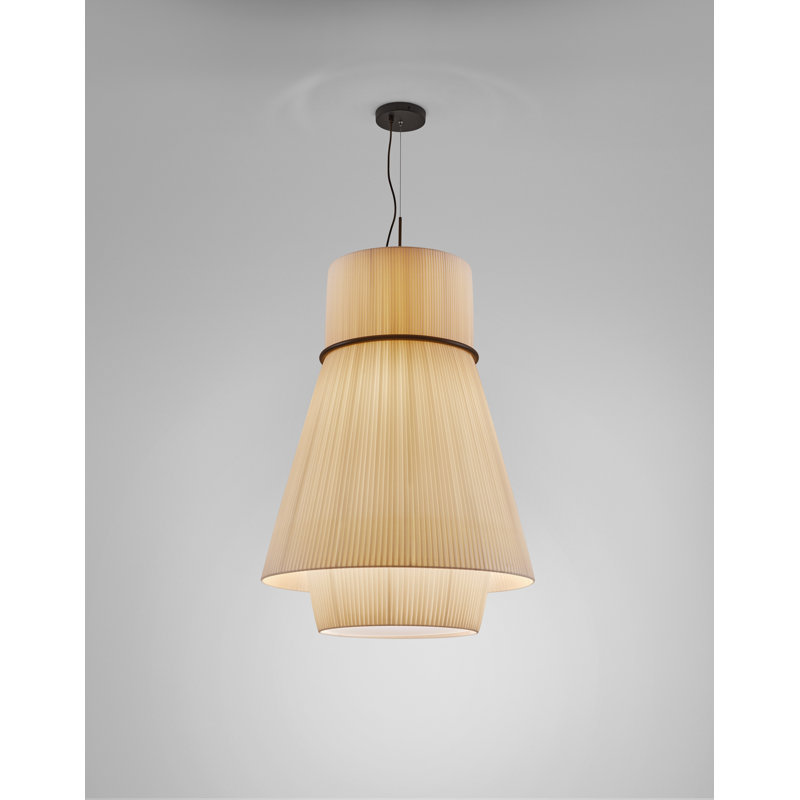 Folie 1 - Light Pendant, Cream Translucent Ribbon