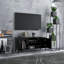 Steyning Unfinished TV Stand with Fireplace Included-1968540487