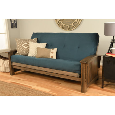 Stratford Full 83" Wide Futon Frame and Mattress