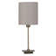 Square Stick Antique Brass Metal Bedside Table Lamp -370727542