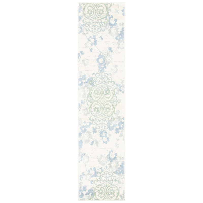 Aleccia Performance Floral Rug, Runner 2'2" x 9'