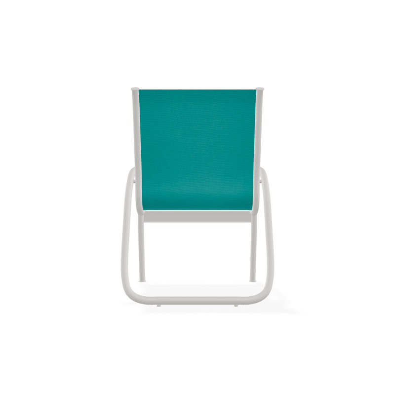 Fauteuil de patio Gardenella, Neige texturée, Turquoise