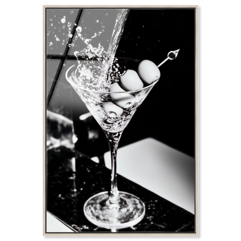 Chill Time III Print by Oliver Gal, 31"H x 21"W, Silver Floater Frame