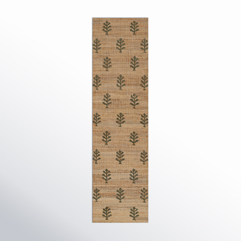 Erin Gates by Momeni Orchard Verdure Natural Hand Woven Wool and Jute Area Rug, Runner 2'3" x 8'