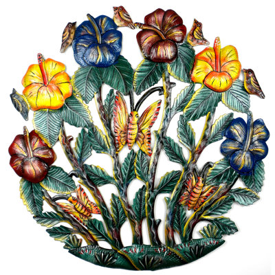 Décoration murale "jardin fleur"