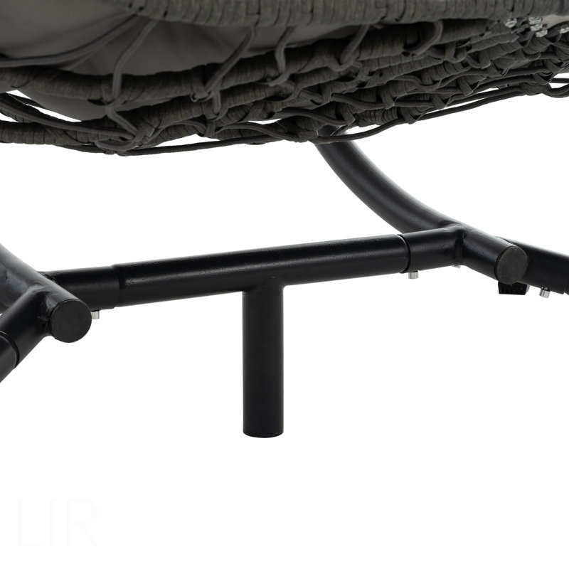 Fauteuil à œufs pour 2 personnes avec support Balancelle d'extérieur pour l'extérieur