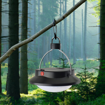 Luminaire suspendu d'extérieur à piles DEL intégré