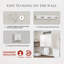 Armoire murale 29,5 "avec tringle