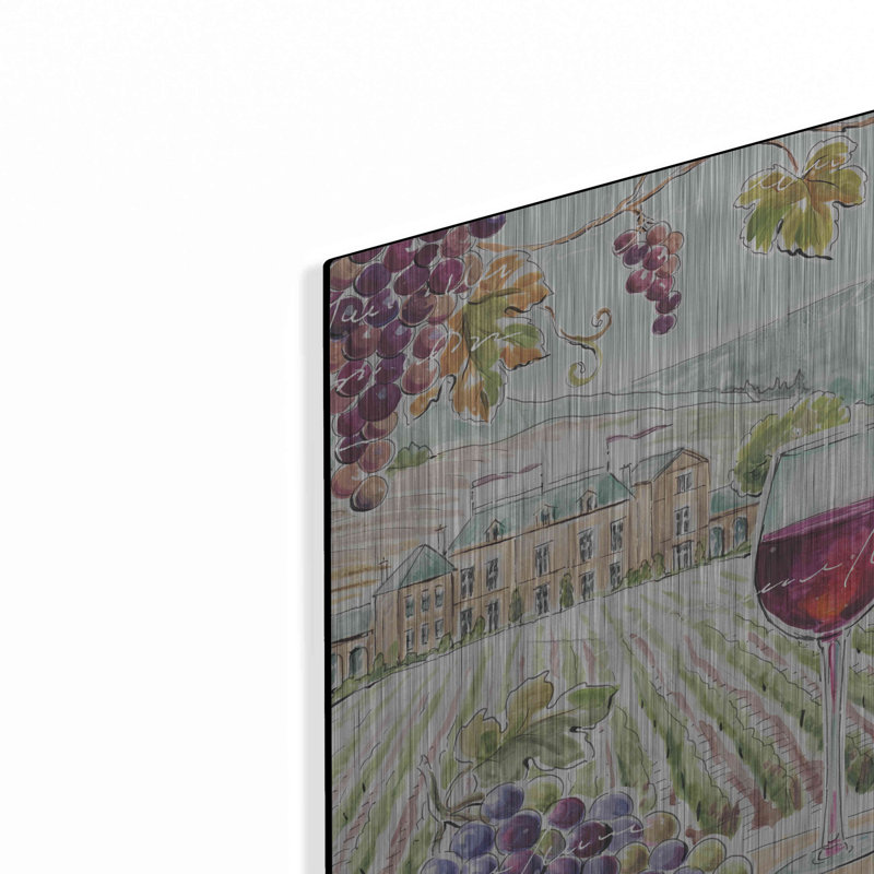 «Wine Country IV» par Daphne Brissonnet, H 12 po x l 12 po