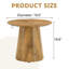 table basse emboîtable, table basse de style médiéval-moderne, avec placage de grain de bois, ensemble de tables basses rondes et d'appoint classiques, salon simple, table de centre de bureau-1767543493-1767543495