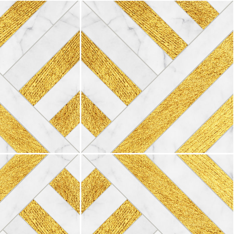 Caren Non-Slip Geometric Doormat, Runner 66 x 250cm