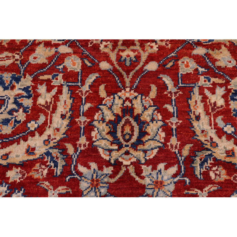 Dorn One-of-a-Kind 6' x 7'11" 1960s Area Rug in Rust/Blue