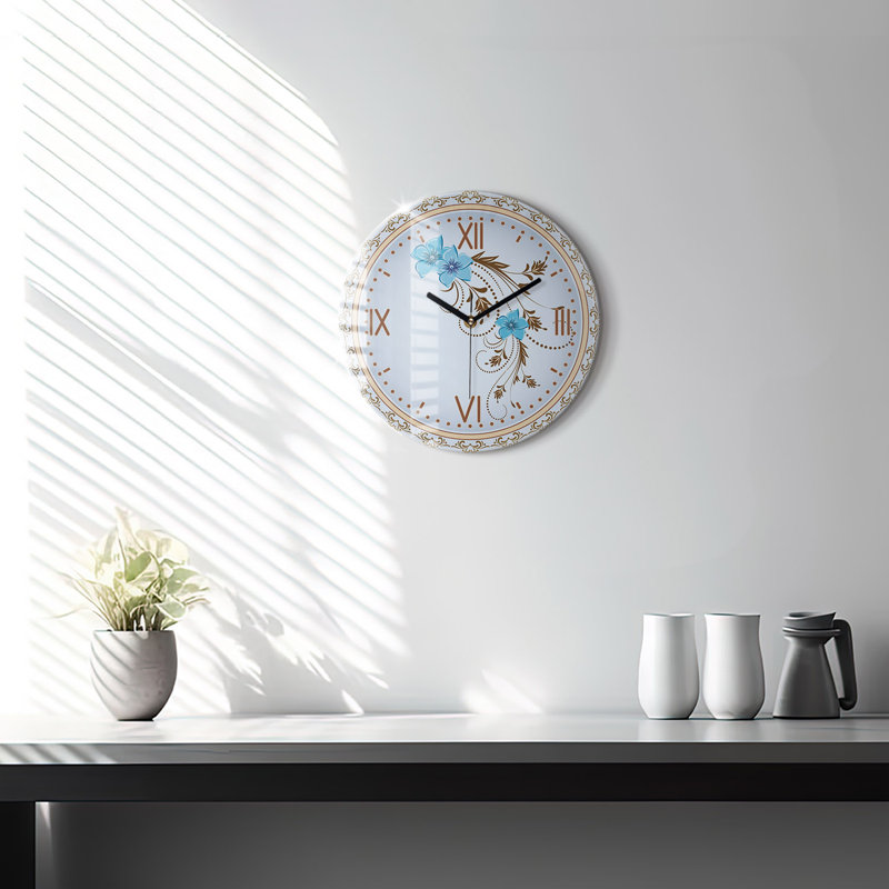 Glass Wall Clock