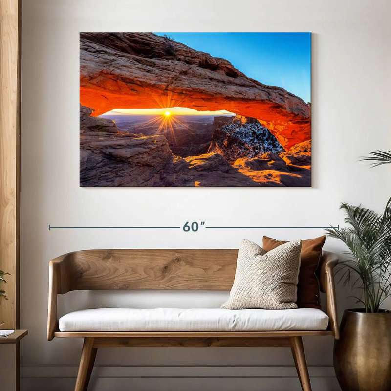 Alvord Mesa Arch Sunlight