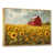 Toile avec cadre flottant or