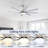 Brixham 52 Inch Large Ceiling Fan With Dimmable Led Light 8 Abs Blades Smart Remote Control Reversible Dc Motor For Living Room-114230744