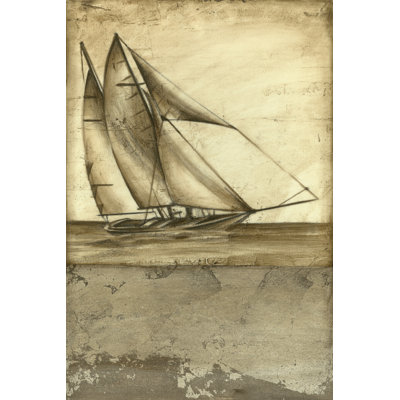 Shimmering Seas I - Wrapped Canvas Print