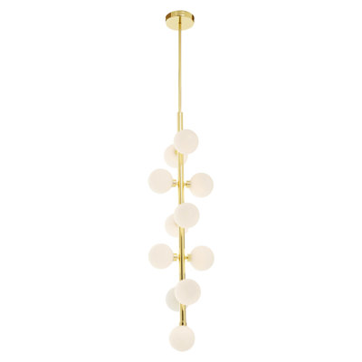Ageet 11 - Light Gold Cluster Pendant