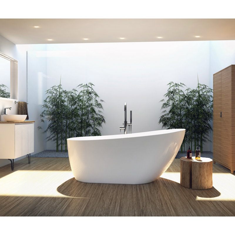 Baignoire de trempage autoportante 67 po. x 31 po. Pine Lake