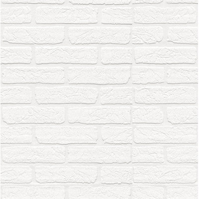 25m x 106cm 3D Embossed Semi-Gloss Wallpaper Roll