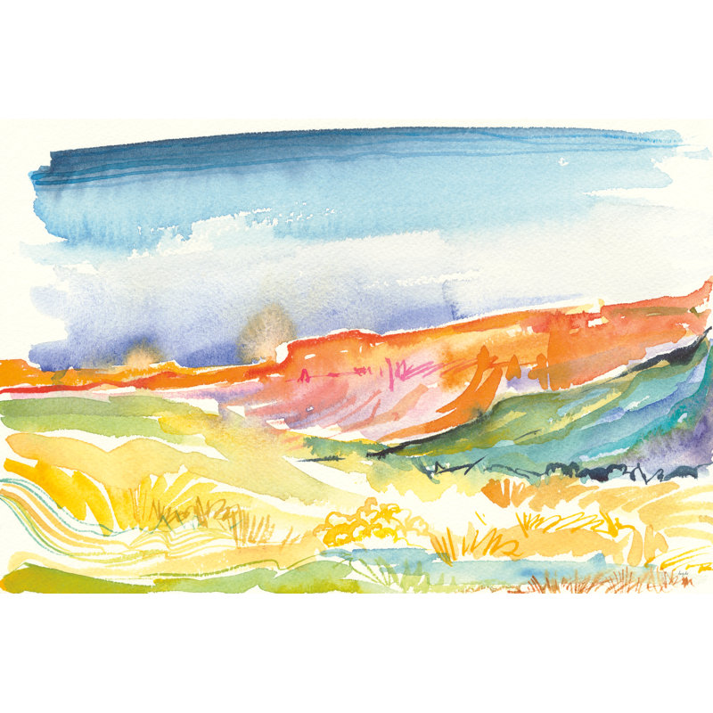 «Mesa View II Crop» par Kristy riz - peinture sur toile tendue, H 24 po x l 36 po