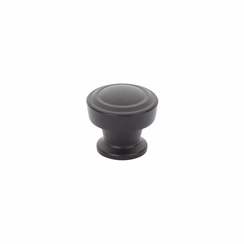 Menlo Round Knob, Matte Black