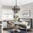Vitore Chandeliers Industrial Globe Chandelier 3 Light  for Kitchen Island