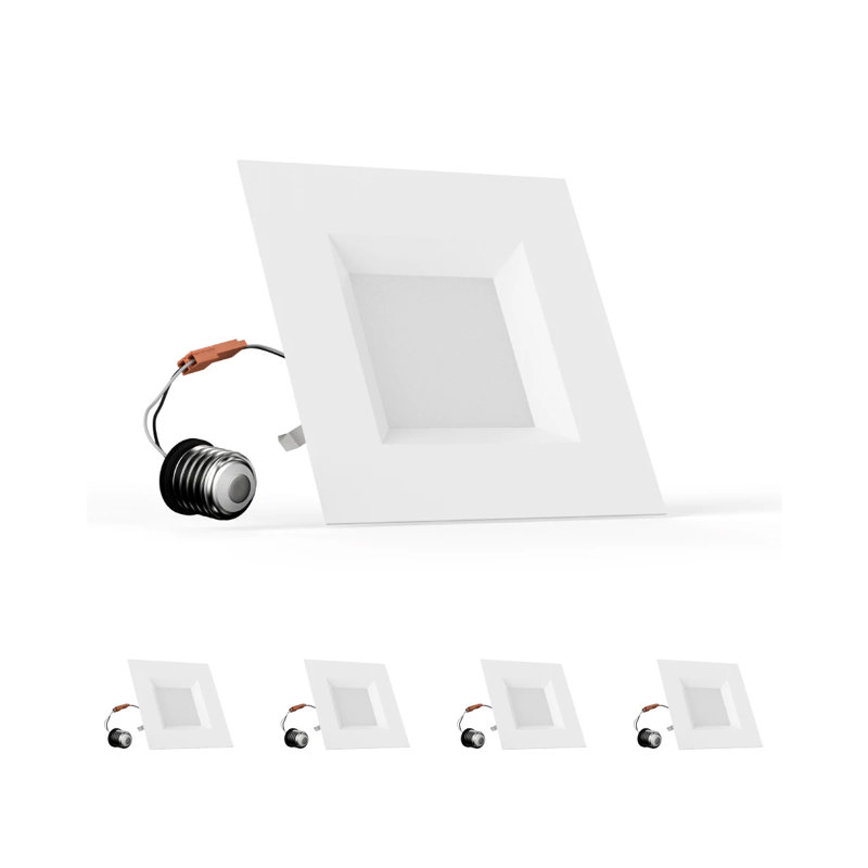 Ensemble de 4 lumières DEL encastrées à DEL 4 po, 3000 K