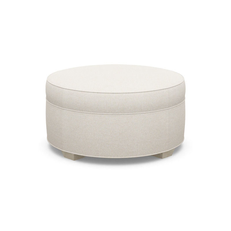 Ottoman Shop Round Ottoman, 5246-70, Sandstone