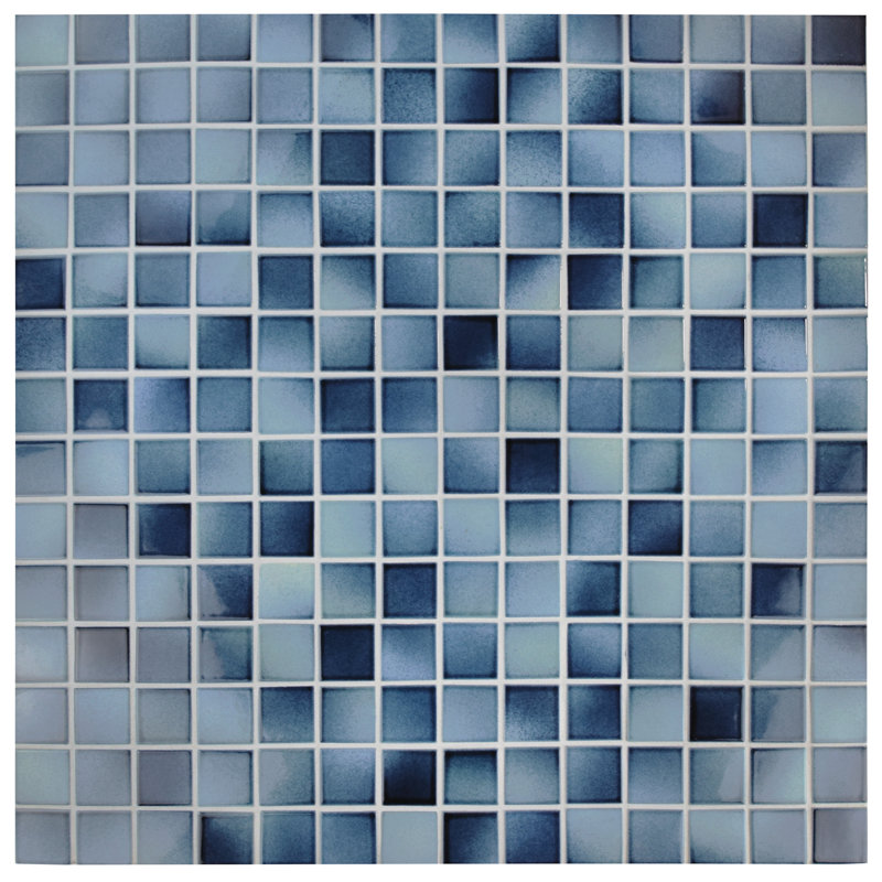Squire Quad Stream 12-1/2" x 12-1/2" Porcelain Mosaic Tile