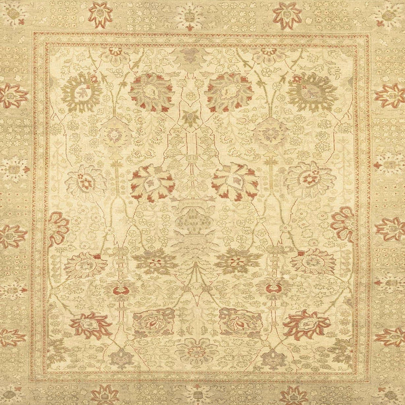 Tapis abstrait moderne 2869, Carré 5 pi