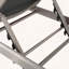 Fauteuil inclinable d'extérieur réglable à 5 positions avec roulettes Cape Coral KD