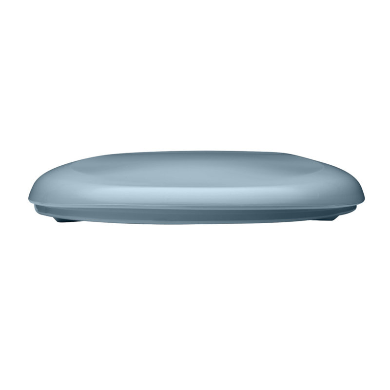 Round Toilet Seat and Lid, Twilight Blue