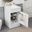 Meuble-lavabo blanc de 20 po avec lavabo et armoire, tablette réglable | Idée de cadeau-62901848