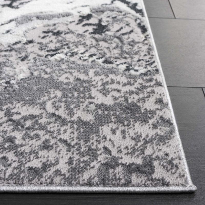 Tapis abstrait Kayliann Performance