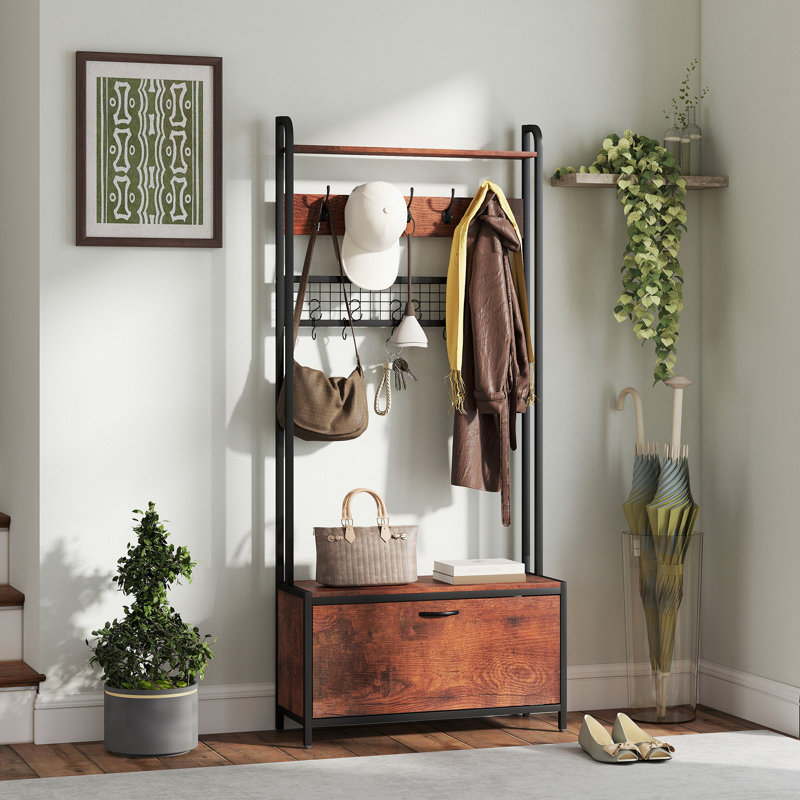 Portemanteau avec porte-chaussures Hall Tree