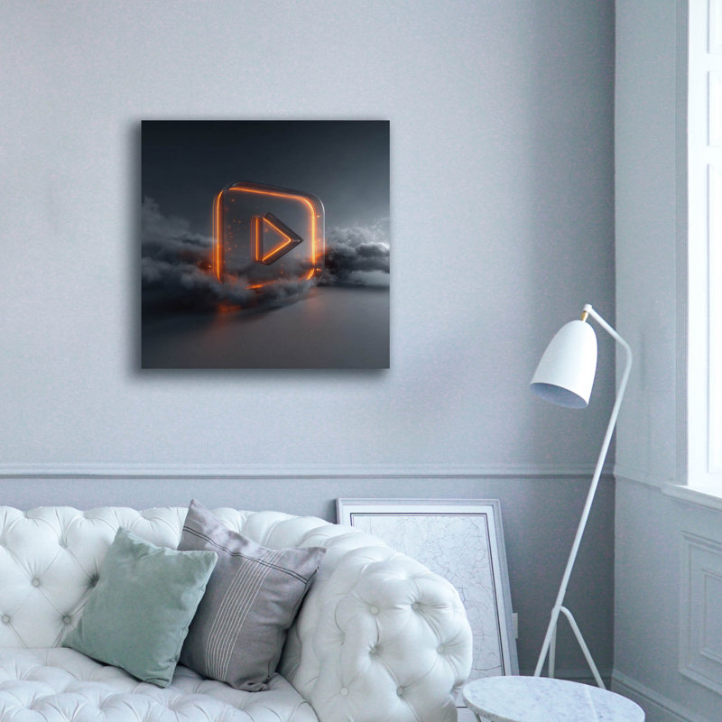  «Dream Play Button» par Ann Klee, art mural sur toile, 12 po x 12 po, H 37 po x l 37 po