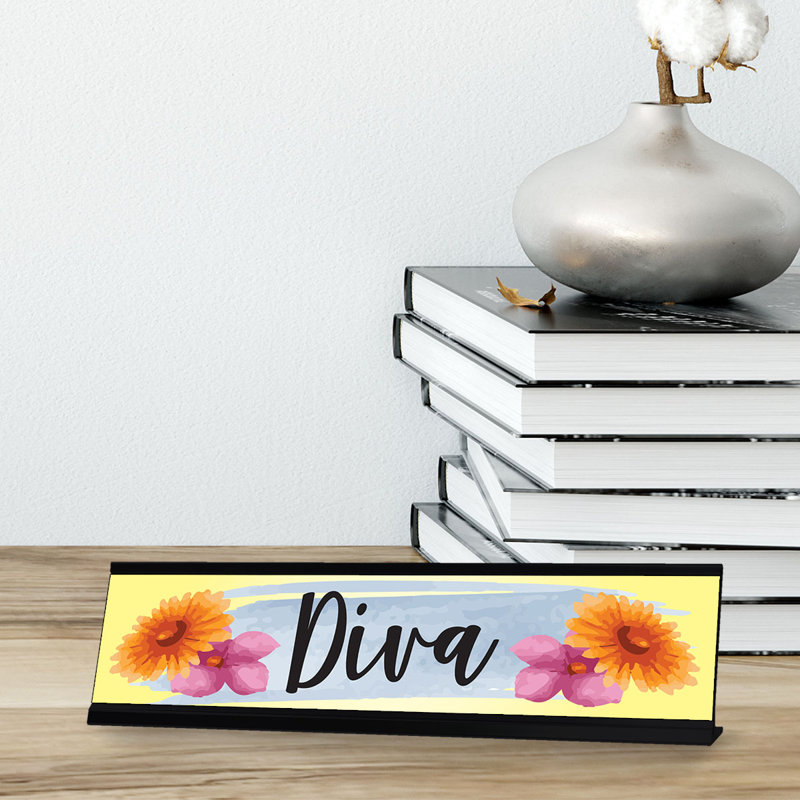 Enseigne de bureau Diva